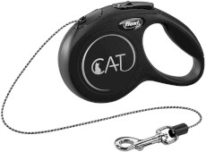 FLEXI Classic Cat Smycz linka 3m czarna