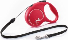 FLEXI Fun Smycz linka S / 5m czerwona