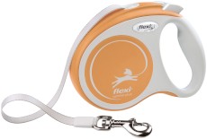 FLEXI Comfort Plus Smycz taśmowa S / 5m jasnożółta