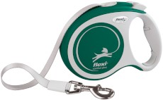 FLEXI Comfort Plus Smycz taśmowa L / 5m zielona