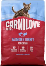 CARNILOVE Cat Kitten Salmon / Turkey dla kociąt 2kg