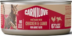 CARNILOVE Cat Adult Chicken / Lamb puszka dla kota 100g