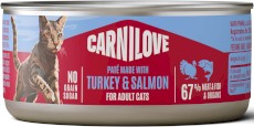 CARNILOVE Cat Adult Turkey / Salmon Adult puszka 100g