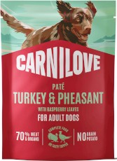 CARNILOVE DOG Pouch Pheasant Raspberry Bażant 300g