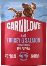 CARNILOVE Dog Puppies Salmon Blueberries Saszetka 300g