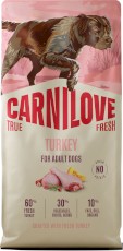 CARNILOVE Dog True Fresh Adult TURKEY Indyk 11,4kg