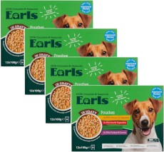 EARLS Mix Smaków w Sosie z Warzywami dla psa Saszetki 48 x 100g
