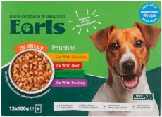 EARLS Mix Smaków w Galaretce dla psa Saszetki 12 x 100g