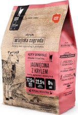 WIEJSKA ZAGRODA Jagnięcina z Krylem bez zbóż dla kotów 400g