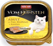 ANIMONDA Vom Feinsten Cat DS ADULT Indyk Wołowina Marchew 100g