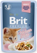 BRIT Premium Cat Gravy Fillets Chicken Kurczak KITTEN 85g