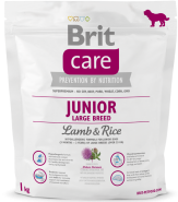 BRIT Care Hypoallergenic Junior Large Breed Lamb & Rice 1kg