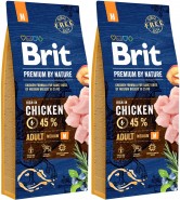 BRIT Premium by Nature Adult Medium 2x15kg