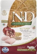 FARMINA ND LOW GRAIN Chicken Pomegranate Neutered Adult Cat 300g