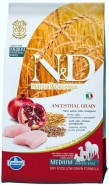 FARMINA N&D LOW GRAIN Chicken Pomegranate Adult Medium 800g