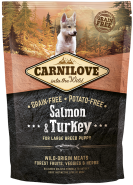 CARNILOVE Dog Puppy Large Salmon / Turkey 1,5kg