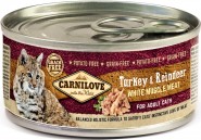 CARNILOVE Turkey & Reindeer Adult puszka dla kota 100g