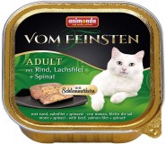 ANIMONDA Vom Feinsten Cat DS ADULT Wołowina Łosoś Szpinak 100g