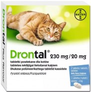 DRONTAL Tabletki dla kota na robaki 2tabl. *ODBIÓR WŁASNY, ZLECENIE KURIERA*