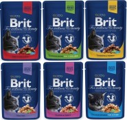 BRIT Cat Beef Stew & Peas Wołowina Groszek saszetka 100g