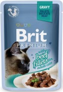 BRIT Premium Cat Gravy Fillets Beef WOŁOWINA sos 85g