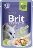 BRIT Premium Cat Jelly Fillets Trout PSTRĄG galaretka 85g