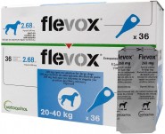 FLEVOX Spot-On Psy 20-40 kg 10szt. *ODBIÓR WŁASNY, ZLECENIE KURIERA*