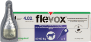 Vetoquinol FLEVOX Spot-On Psy 40-60kg na kleszcze pchły 1szt.