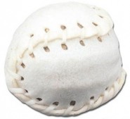 MACED Baseball biały ze skóry wołowej 5cm