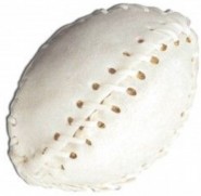 MACED Rugby białe ze skóry wołowej 7,5cm