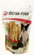 VECTOR-FOOD Skóra jagnięca Gryzaki białe 100g