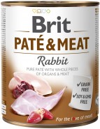 BRIT Paté & Meat Rabbit KRÓLIK 800g