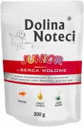 DOLINA NOTECI Premium Junior Serca Wołowe 300g saszetka