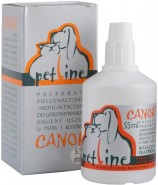 Vetoquinol Pet-Line CANOR do pielęgnacji uszu dla psów i kotów 55ml