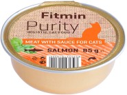 FITMIN Cat Purity alutray Salmon Łosoś tacka 85g