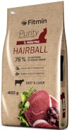 FITMIN Cat Purity GF Hairball Wołowina Bez zbóż 400g