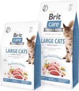 BRIT CARE Cat Grain-Free LARGE CATS Kaczka 400g