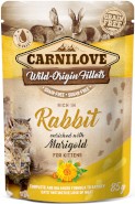 CARNILOVE CAT Pouch Rabbit Marigold KRÓLIK KITTENS 85g