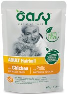 OASY Lifestage Kot ADULT Hairball w sosie 85g