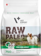 Vet Expert RAW PALEO Mini Adult Monoprotein Turkey 750g