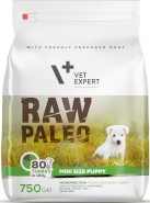 Vet Expert RAW PALEO Mini Puppy Monoprotein Turkey 750g