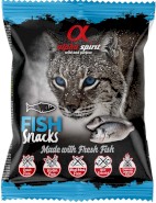 ALPHA SPIRIT Fish Snacks Cat Ryby Kostka 50g