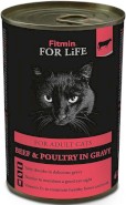 FITMIN Cat For Life Adult Beef Poultry Wołowina 415g