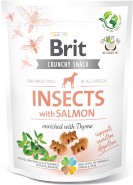 BRIT Care Dog Crunchy INSECTS Salmon Owady Łosoś 200g