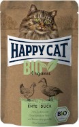 HAPPY CAT ALL MEAT BIO Organic Kaczka bez zbóż 85g