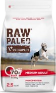 Vet Expert RAW PALEO Medium Adult Monoprotein Beef 2,5kg