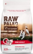 Vet Expert RAW PALEO Mini Adult Monoprotein Beef 2,5kg