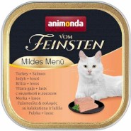 ANIMONDA Vom Feinsten Cat Menue Indyk Łosoś 100g