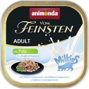 ANIMONDA Vom Feinsten Adult Milkies Indyk Jogurt Sos 100g