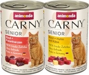 ANIMONDA Carny SENIOR Wołowina Kurczak z Serem 400g